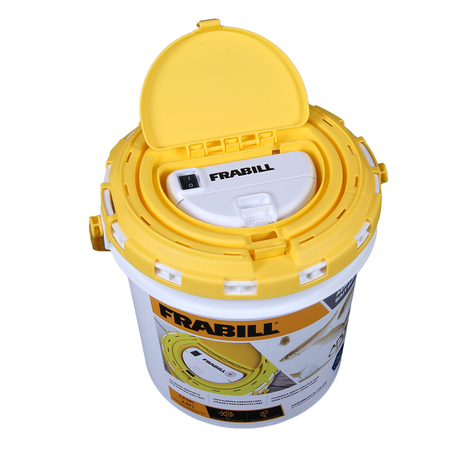 FRABILL Dual Fish Bait Bucket with Aerator Built-In 4825